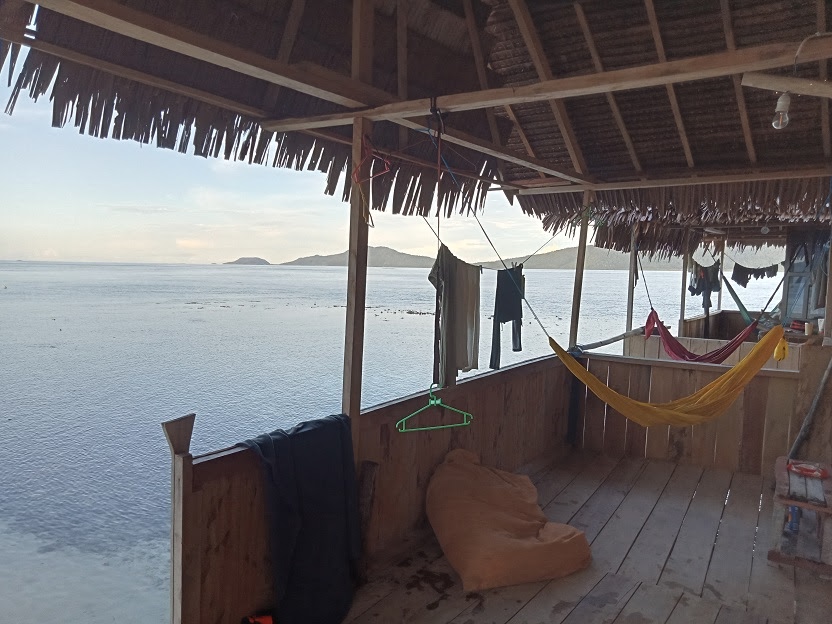 Volunteer dorm room balcony 